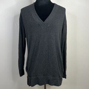 Lou & Grey Signaturesoft V-Neck Lightweight Sweatshirt/Tunic w/ Pockets